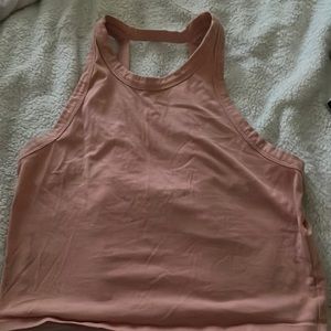Peach crop top